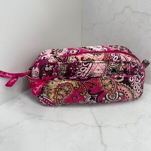 Vera Bradley - Very Berry Paisley - Double Zip Cosmetic Bag - Retired Pattern